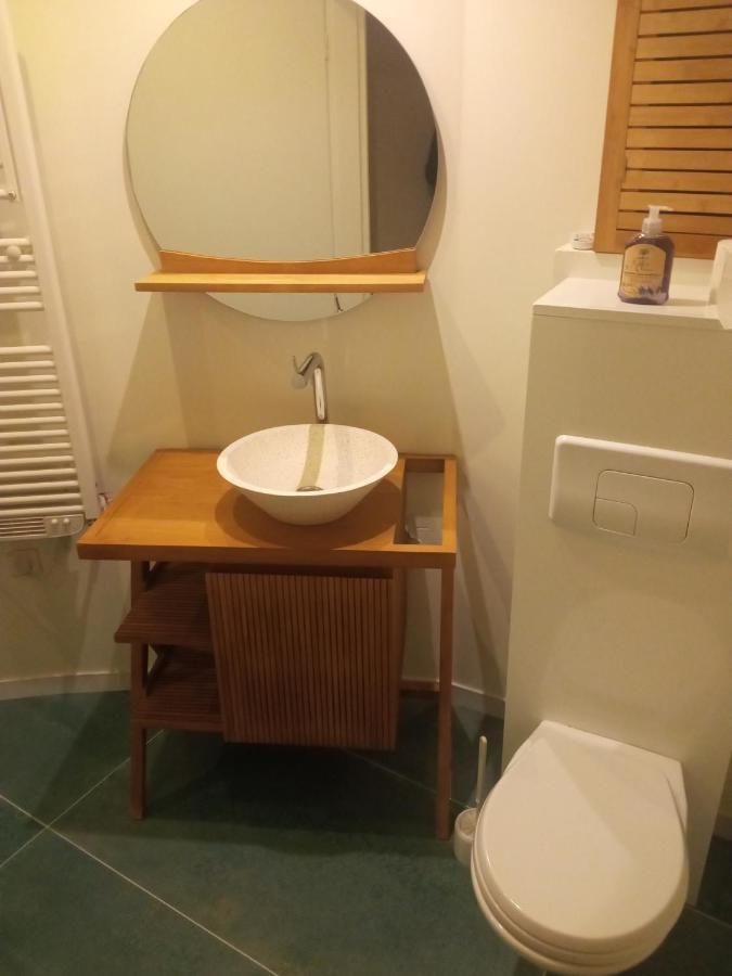 La Cabine Du Capitaine 4M² - Sdb Partagee Exterieure Chavagne Bagian luar foto